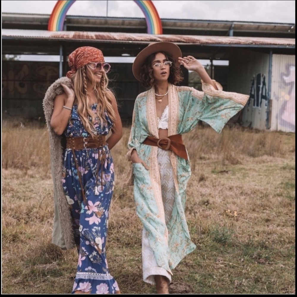 Spell and the Gypsy Collective Wild Bloom jumpsuit Smsrp 400 - Picture 2 of 6